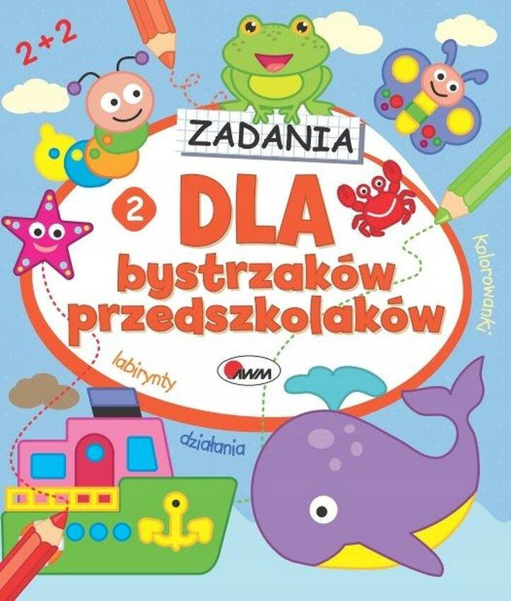 Dla Bystrzaków Przedszkolaków Książeczka Edukacyjna Kreatywność 3+ AWM_1