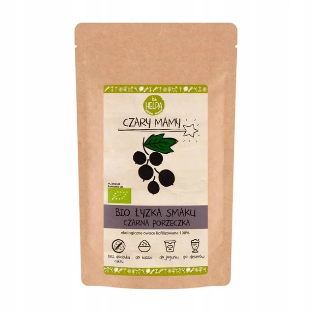 HELPA Bio Łyżka Smaku Czarna Porzeczka Liofilizowana Puder Dodatek 40g_1