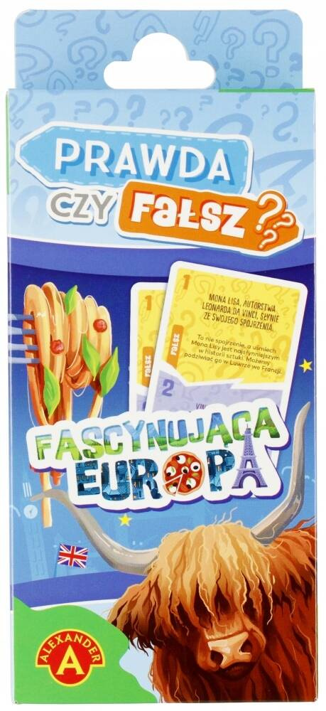 Quiz Prawda Czy Fałsz? Fascynująca Europa Planszowa 10+ Alexander 2761_1