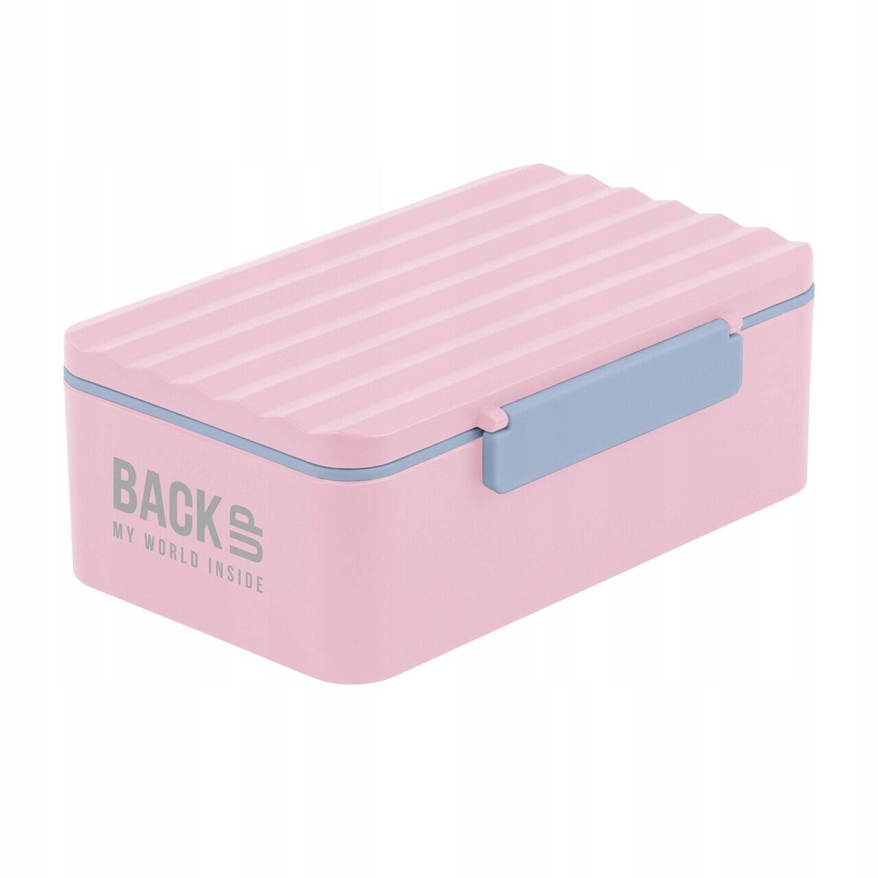 ŚNIADANIÓWKA BackUP Wyjmowana Przegroda 600ml RÓŻ Lunchbox BPA FREE BackUP_1