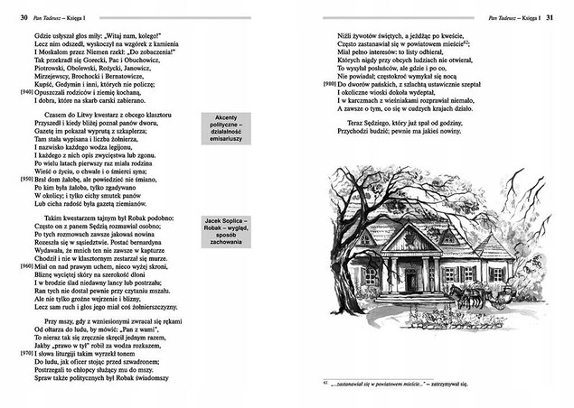 Lektura Pan Tadeusz Z Opracowaniem Adam Mickiewicz Greg_2