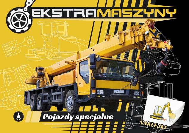 Kolorowanka Ekstramaszyny Pojazdy Specjalne 3+ Skrzat_1