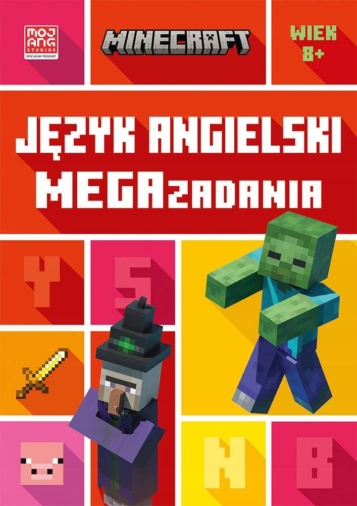 Minecraft Język Angielski Megazadania Goulding Whitehead 8+ HarperKids_1