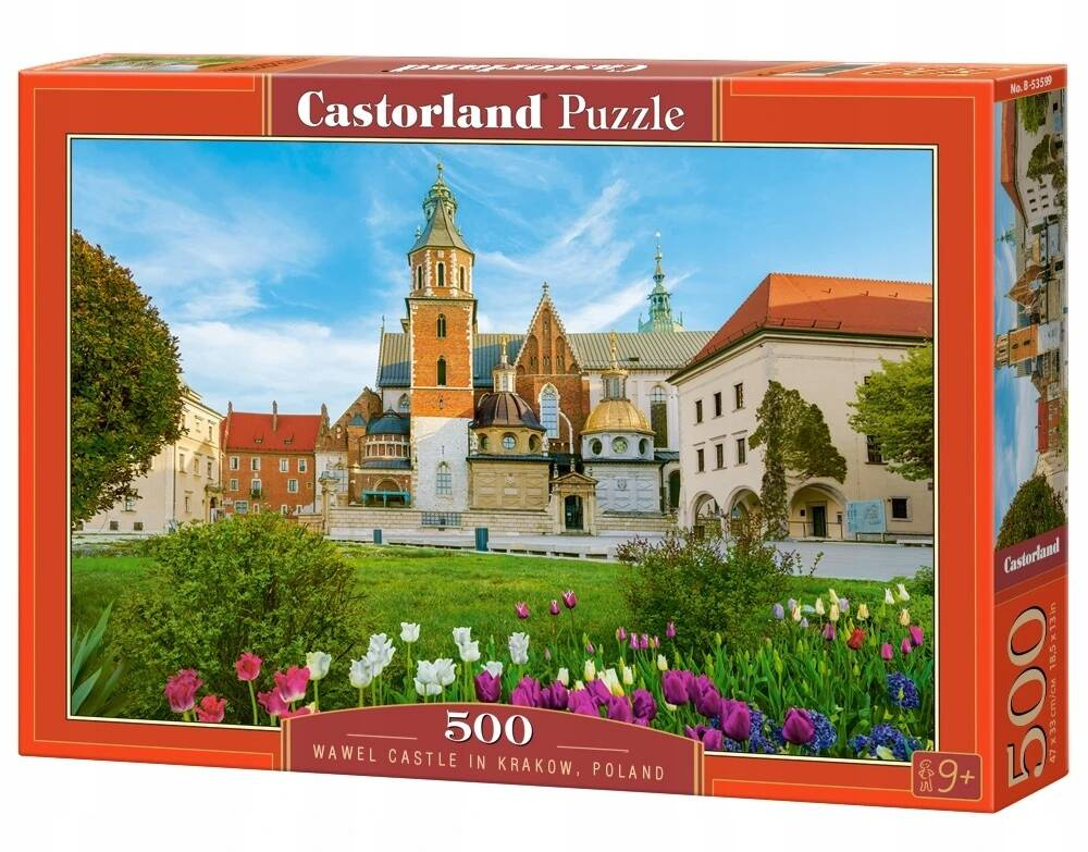 Puzzle 500 Układanka Zamek WAWEL Kraków POLSKA Widok 9+ Castorland_2