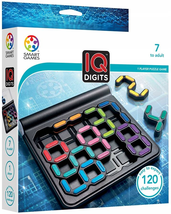 IQ Digits Zagadki Łamigłówki Dla Lubiących Wyzwania 7+ IUVI Smart Games_1