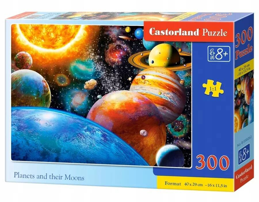 PUZZLE 300 KOSMOS PLANETY KSIĘŻYC SŁOŃCE CASTOR_2