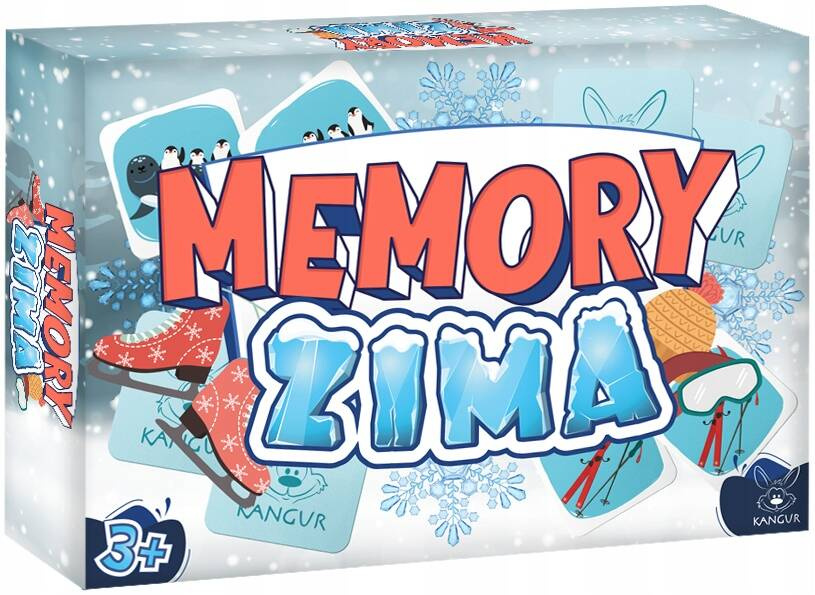 Memory Zima Rodzinna Gra Pamięciowa Dla Dzieci 3+ Kangur_1