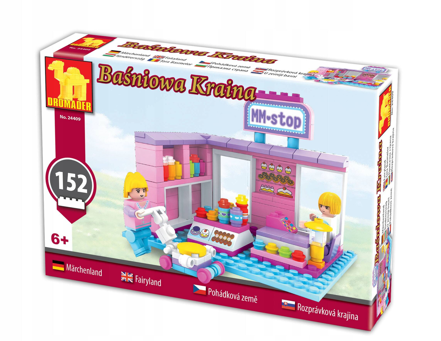 Klocki Baśniowa Kraina CUKIERNIA 133 Elementy 6+ Dromader 24410_3