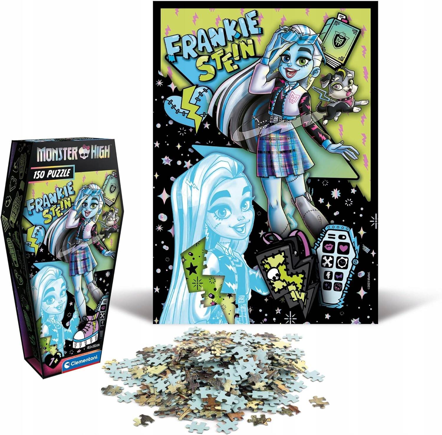 Puzzle 150 El. Monster High Frankie Stein 7+ Clementoni_1