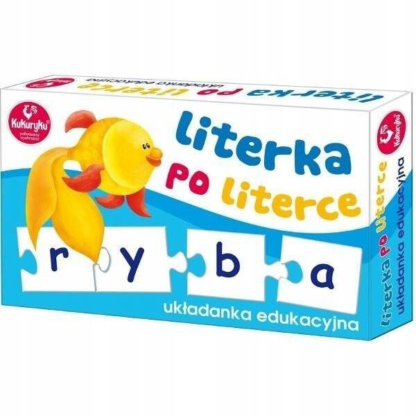 Literka Po Literce Układanka Edukacyjna Nauka 3+ Kukuryku_1