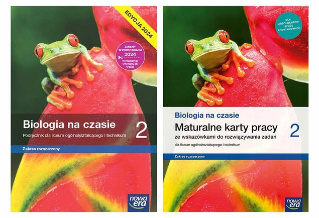 BIOLOGIA NA CZASIE 2 LO Podręcznik + Karty Pracy ROZSZERZONY Nowa Era 2024_1