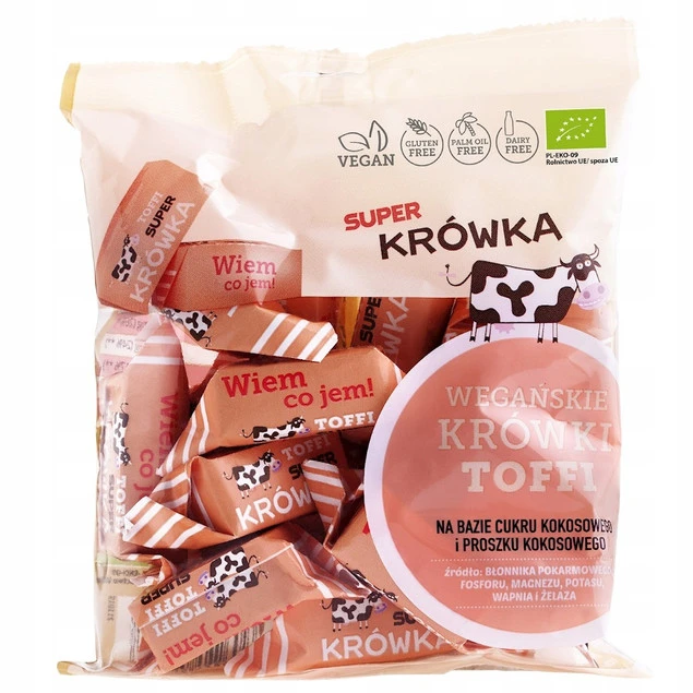 Bio krówki bezmleczne toffi Super Krówka bezglutenowe