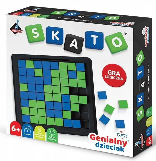Skato Gra Logiczna Strategiczna Genialny Dzieciak 6+ Askato_1