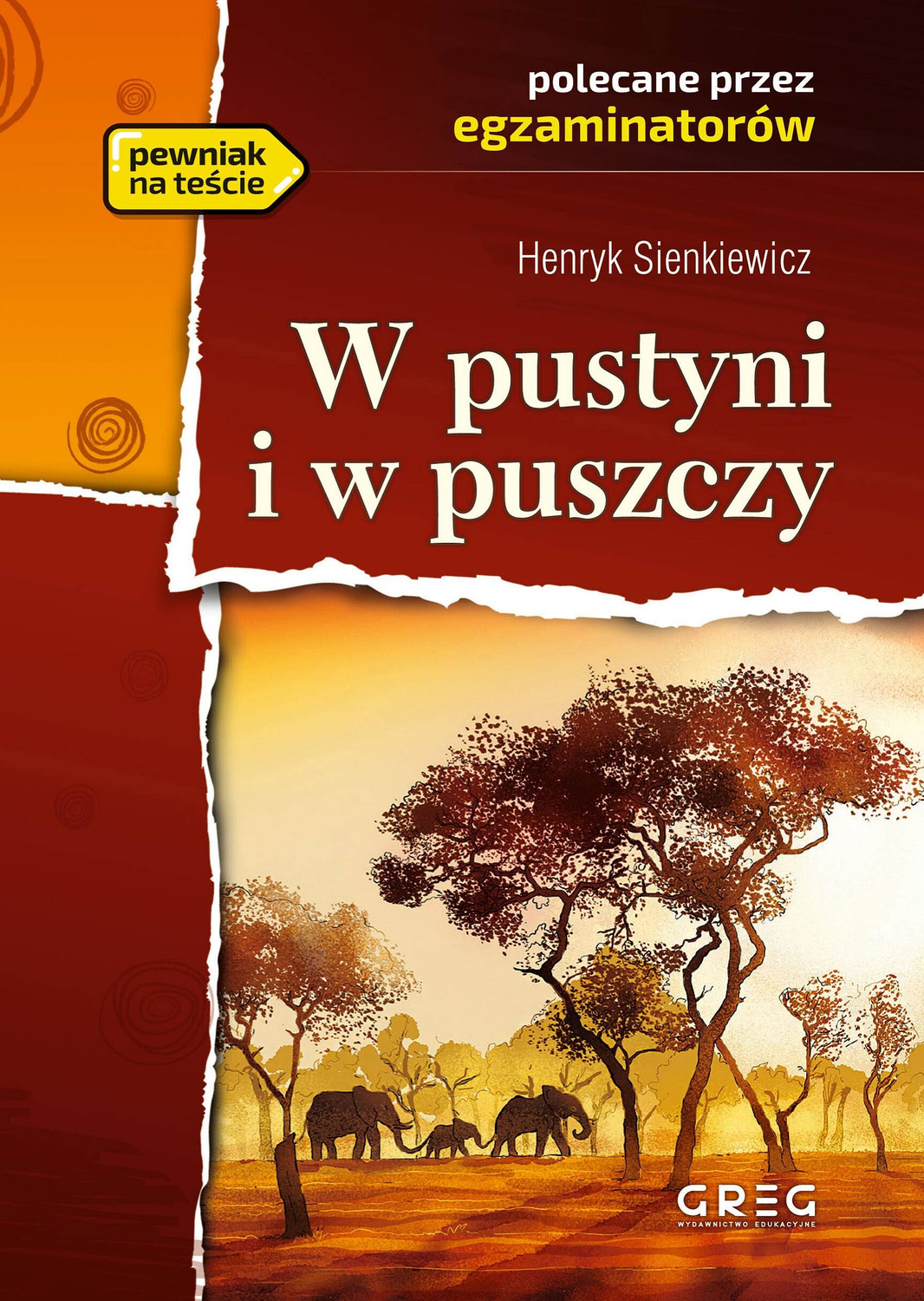 W Pustyni I W Puszczy Lektura Z Opracowaniem Henryk Sienkiewicz BR Greg_1