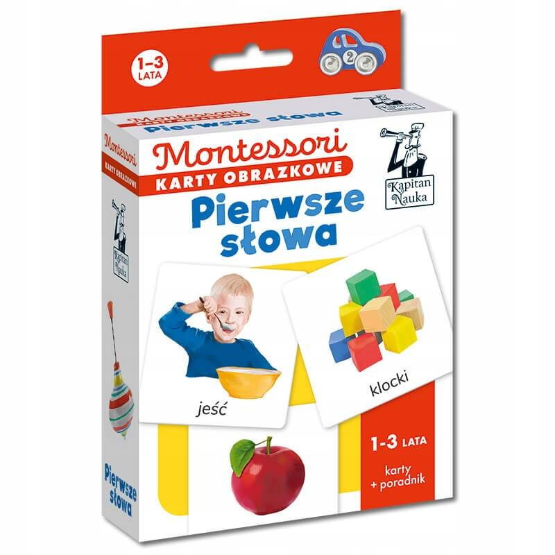 Montessori Karty Obrazkowe Pierwsze Słowa 1+ Kapitan Nauka_1