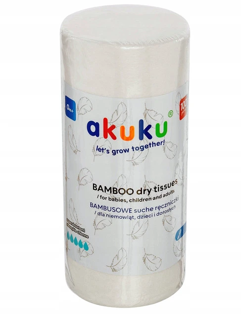 AKUKU ręczniki bambusowe 100 sztuk