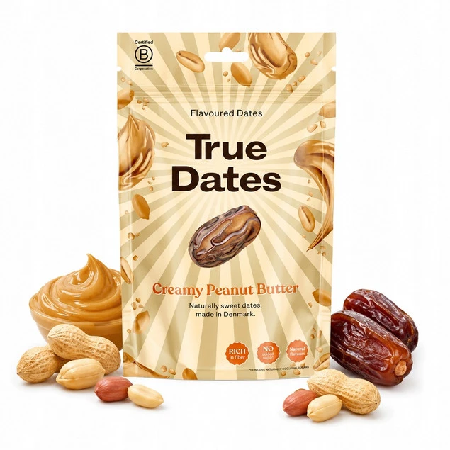 True Dates daktyle Creamy Peanut Butter 100 g
