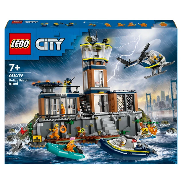 LEGO City 60419 łódź policyjna