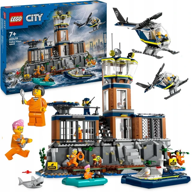 LEGO City 60419 wnętrze więzienia