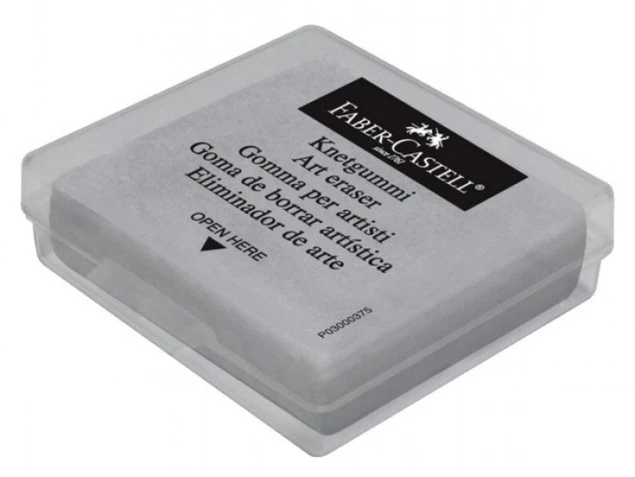 Gumka Chlebowa W Kasetce Artystyczna Szara Faber-Castell_4