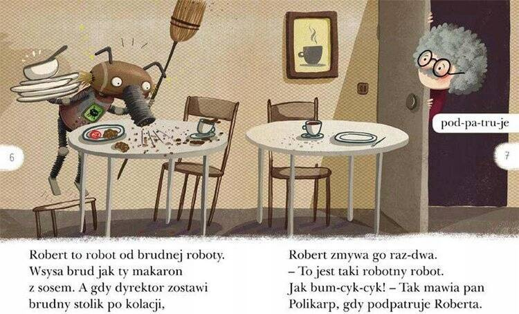 Robot Robert Czytam Sobie Poziom 2 Zofia Stanecka 5+ HarperKids_2