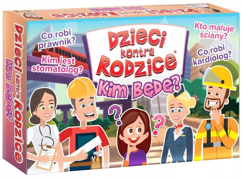 Dzieci Kontra Rodzice Kim Będę? Rodzinna Gra Na Pytania 5+ Kangur_1