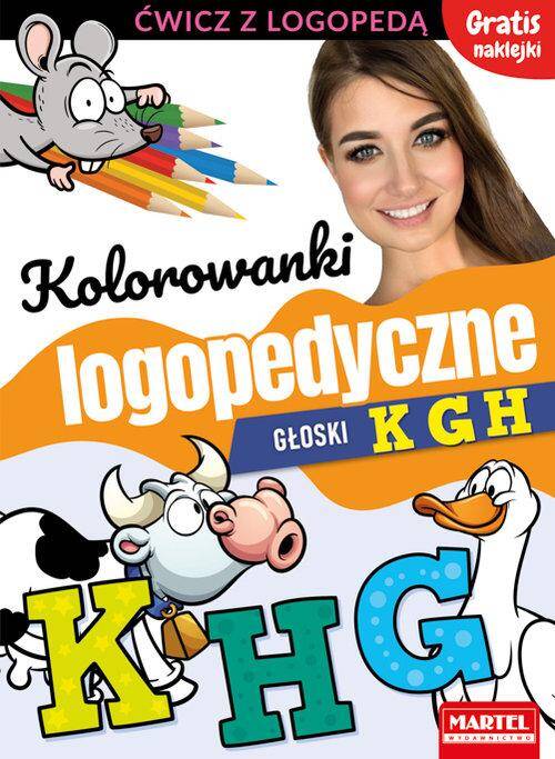 Kolorowanki Logopedyczne Głoski K G H Martel_1