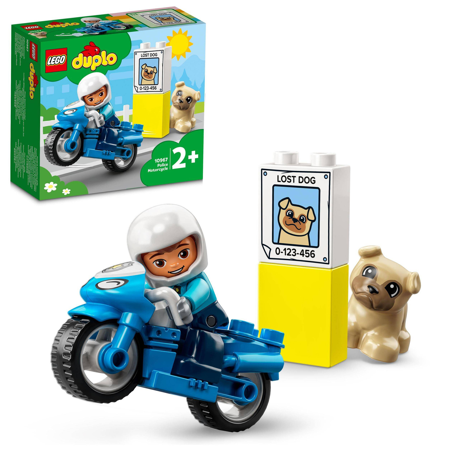 LEGO Duplo Motocykl Policyjny 5 el. 2+ 10967_1