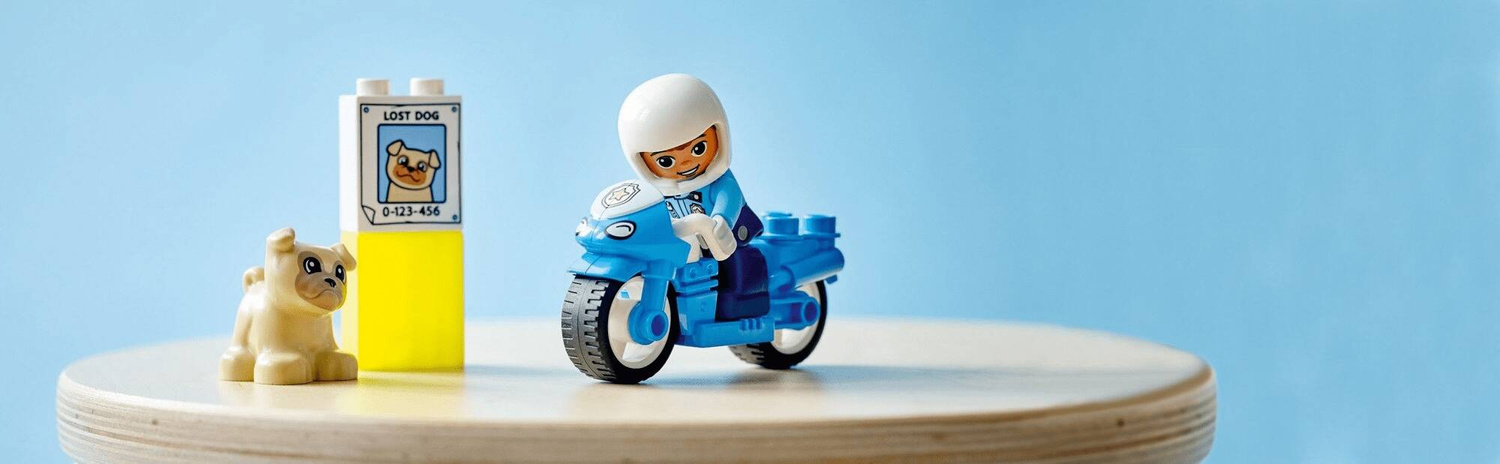 LEGO Duplo Motocykl Policyjny 5 el. 2+ 10967_6