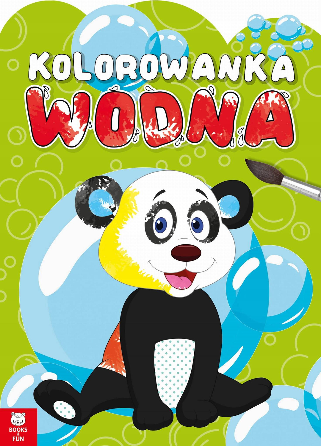 Kolorowanka Wodna Malowanie Wodą Zwierzęta W Zoo BooksAndFun_1