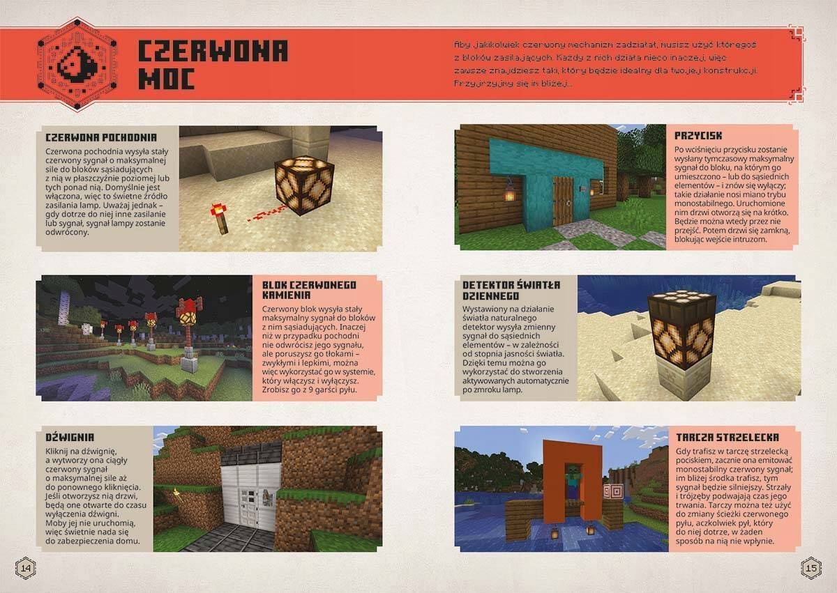 Minecraft Podręcznik Czerwonego Kamienia 8+ HarperKids_3