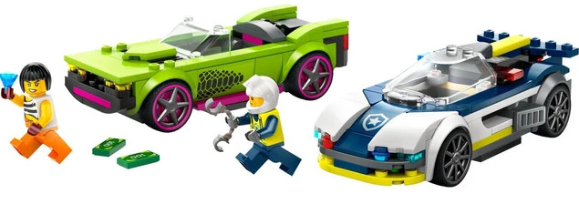 LEGO City 60415 radiowóz i muscle car