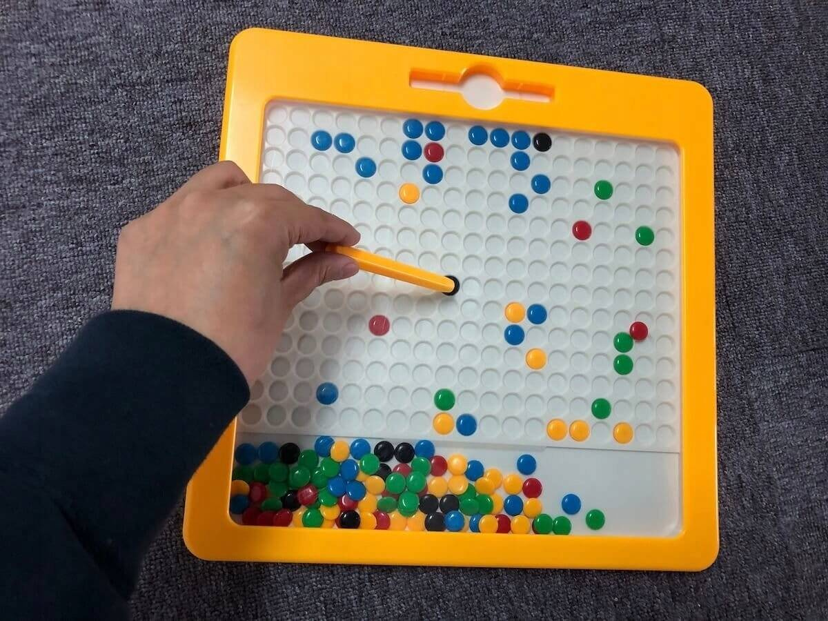 Tablica Magnetyczna MagPad Dots Układanki Magnetyczne Guziczki 3+ Norimpex_5