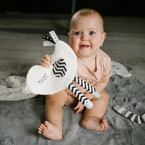 Babyono Ptaszek szeleścik dla niemowląt