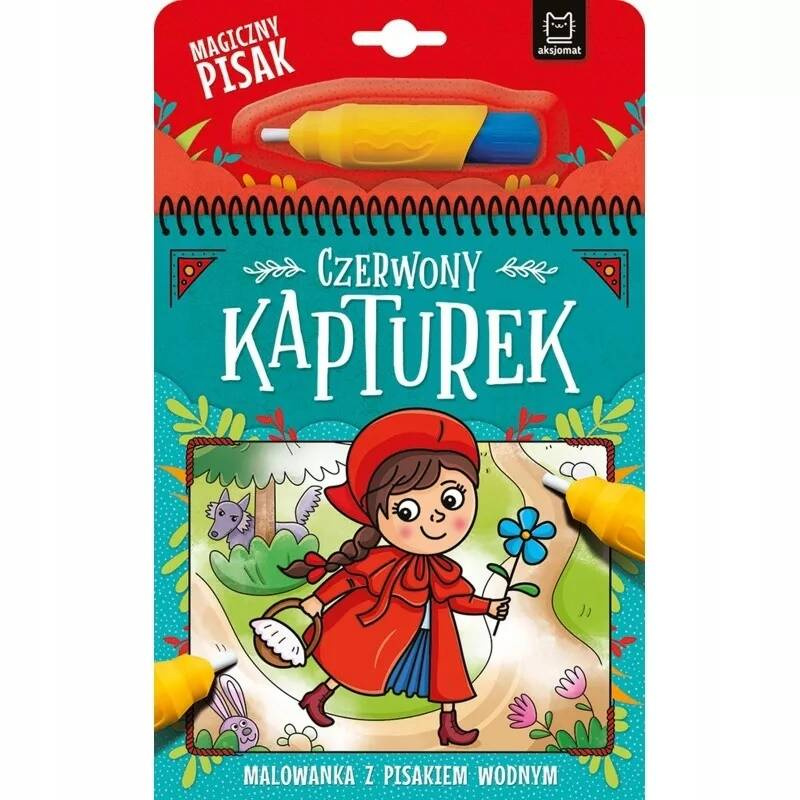 Malowanka Z Pisakiem Wodnym Czerwony Kapturek Kolorowanka 0+ Aksjomat 3870_1
