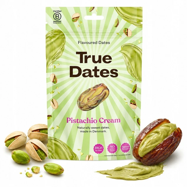 True Dates daktyle z kremem pistacjowym 100 g