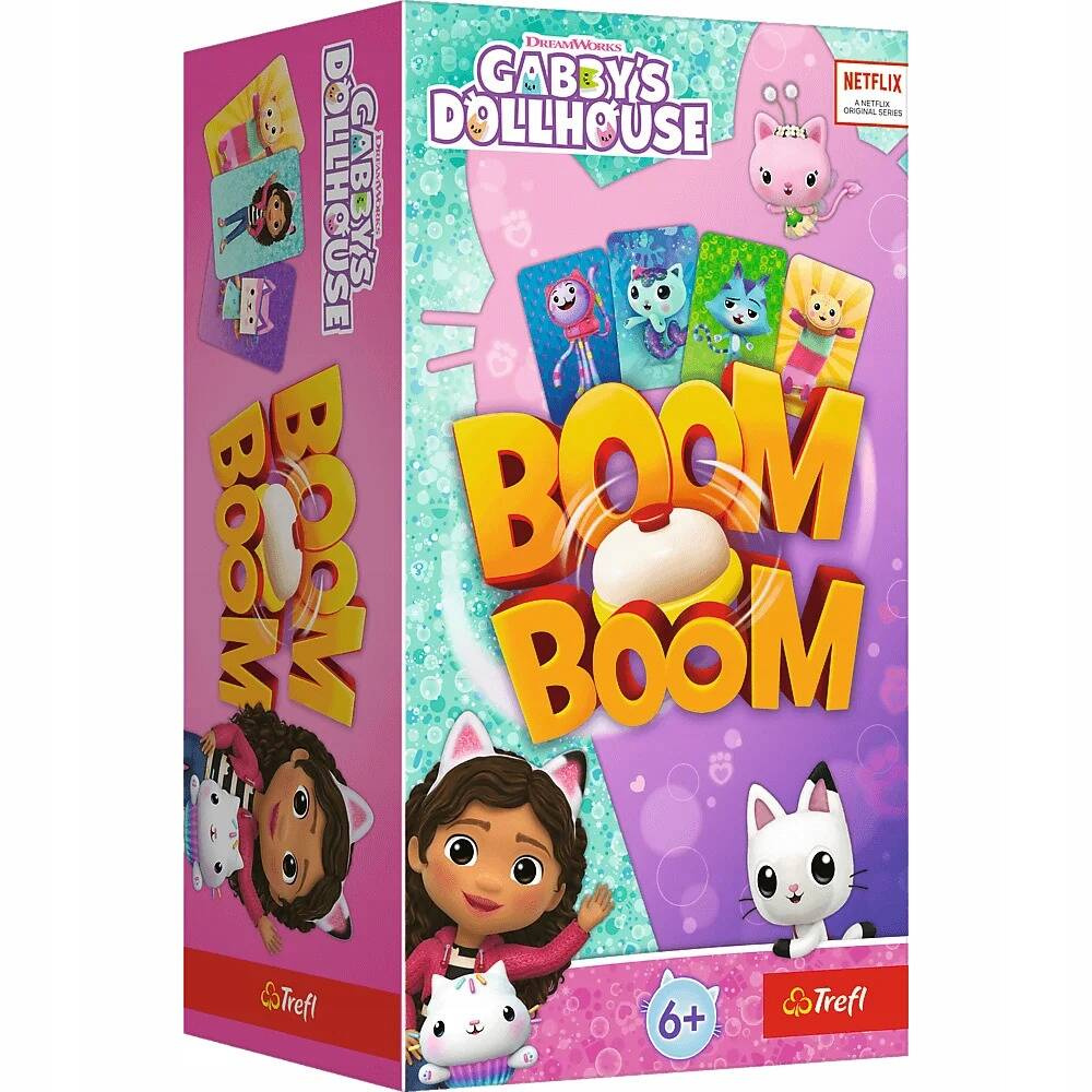 Boom Boom KOCI DOMEK GABI Gra Planszowa Rodzinna 6+ Trefl 02548_6