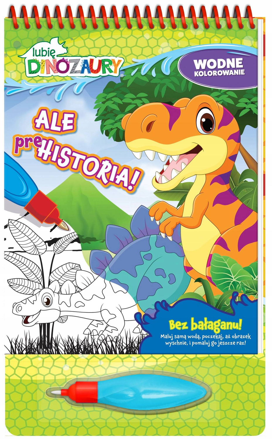 Lubię Dinozaury Wodne Kolorowanie Ale prehistoria! 3+ Media Service Zawada_1