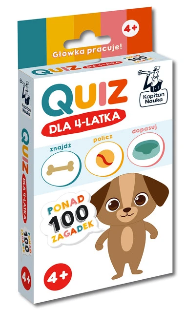 Kapitan Nauka Quiz dla 4-latka