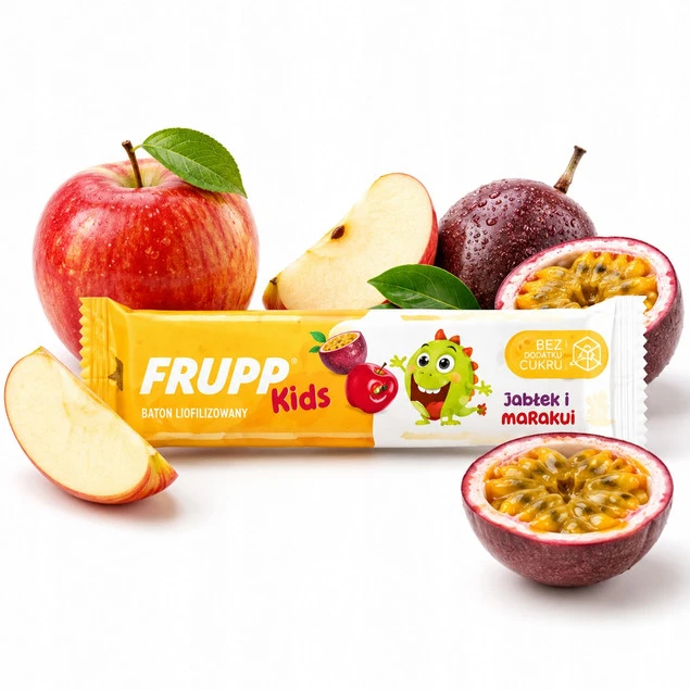 Frupp Baton liofilizowany Kids Jabłko-Marakuja 9 g Celiko