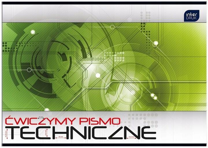 Blok Ćwiczymy Pismo Techniczne A4 Interdruk_1