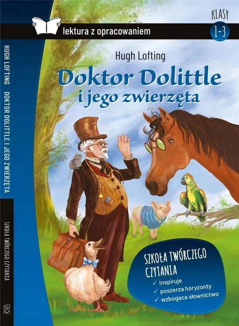 Doktor Dolittle i Jego Zwierzęta Z Opracowaniem Lektura Hugh Lofting SBM_1