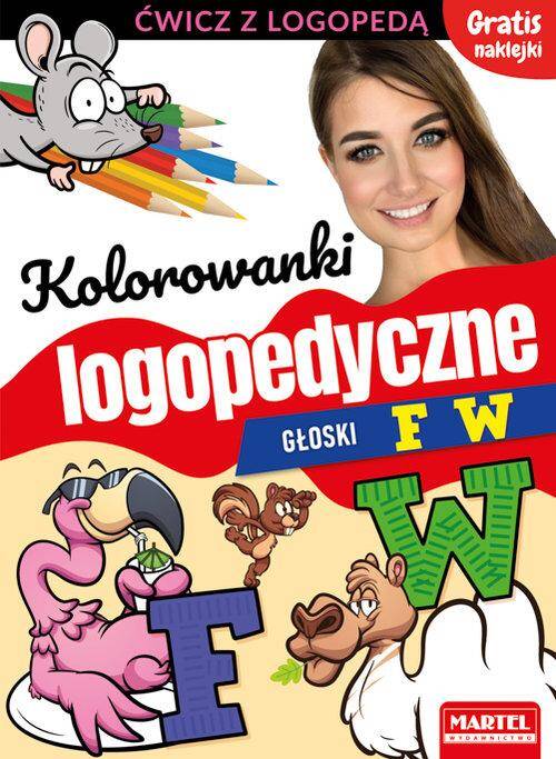 Kolorowanki Logopedyczne Głoski F W Martel_1