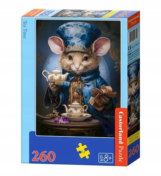 Puzzle 260 Układanka Herbata MYSZKA Mysz Tea Time Czas Na Herbatę 8+ Castor_2