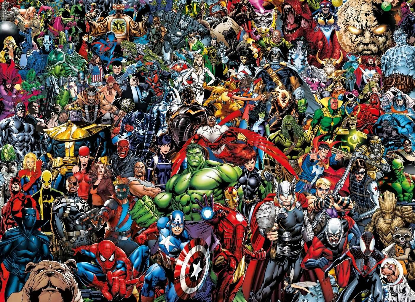 Puzzle 1000 Układanka MARVEL Super Bohaterowie Niemożliwe Do Ułożenia 12+_1