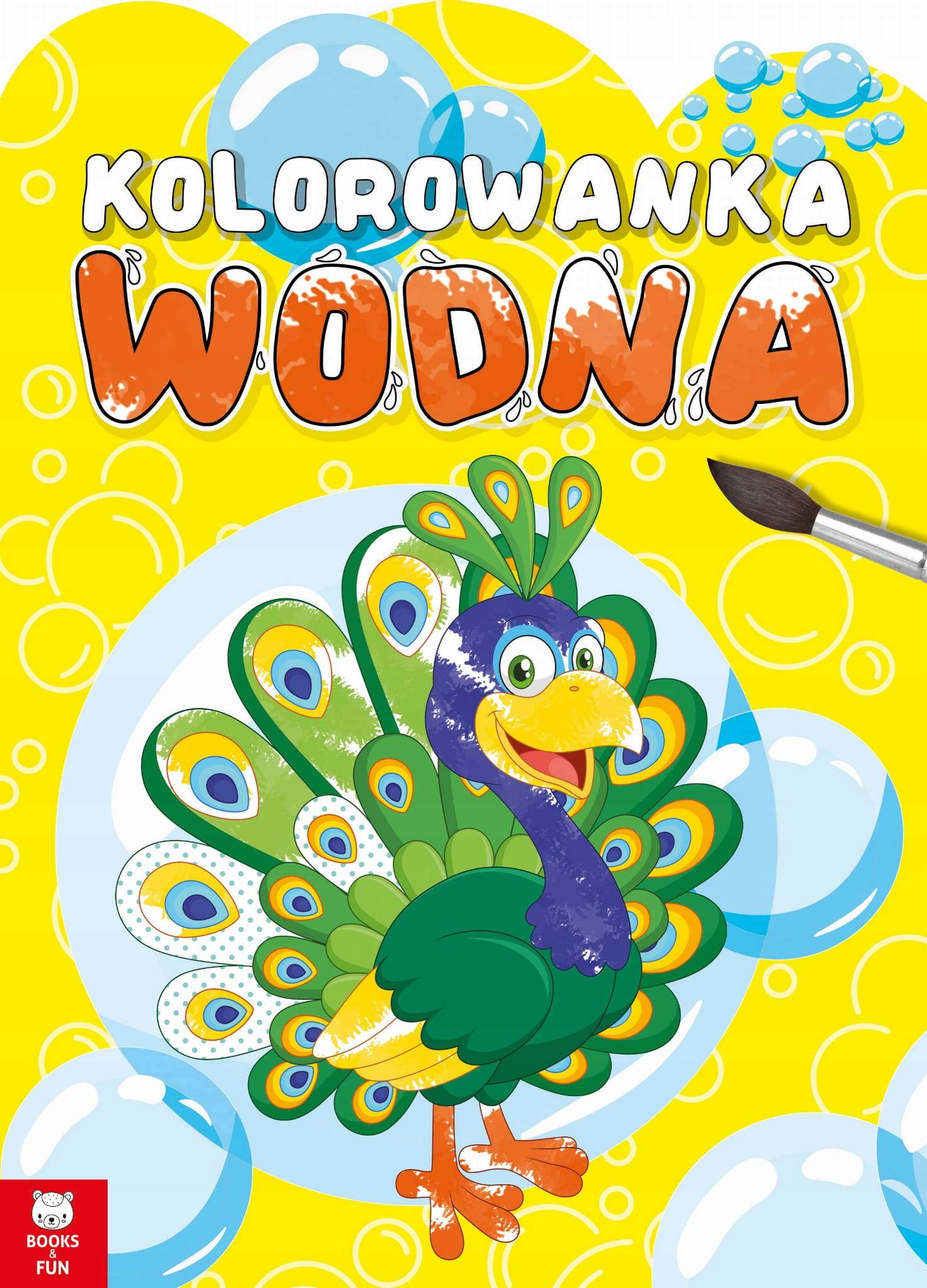 Kolorowanka Wodna Malowanie Wodą Zwierzęta Wiejskie BooksAndFun_1