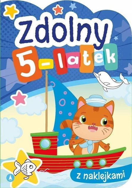 Zdolny 5-Latek - przykładowe ćwiczenia z naklejkami