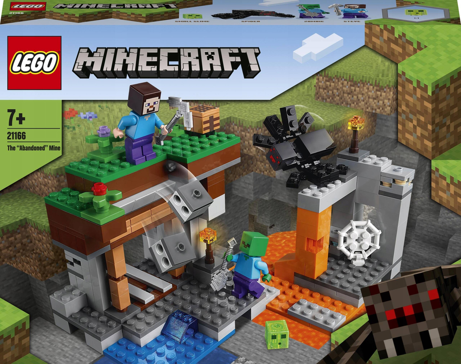 LEGO Minecraft „Opuszczona” Kopalnia 248el. 7+ 21166_14