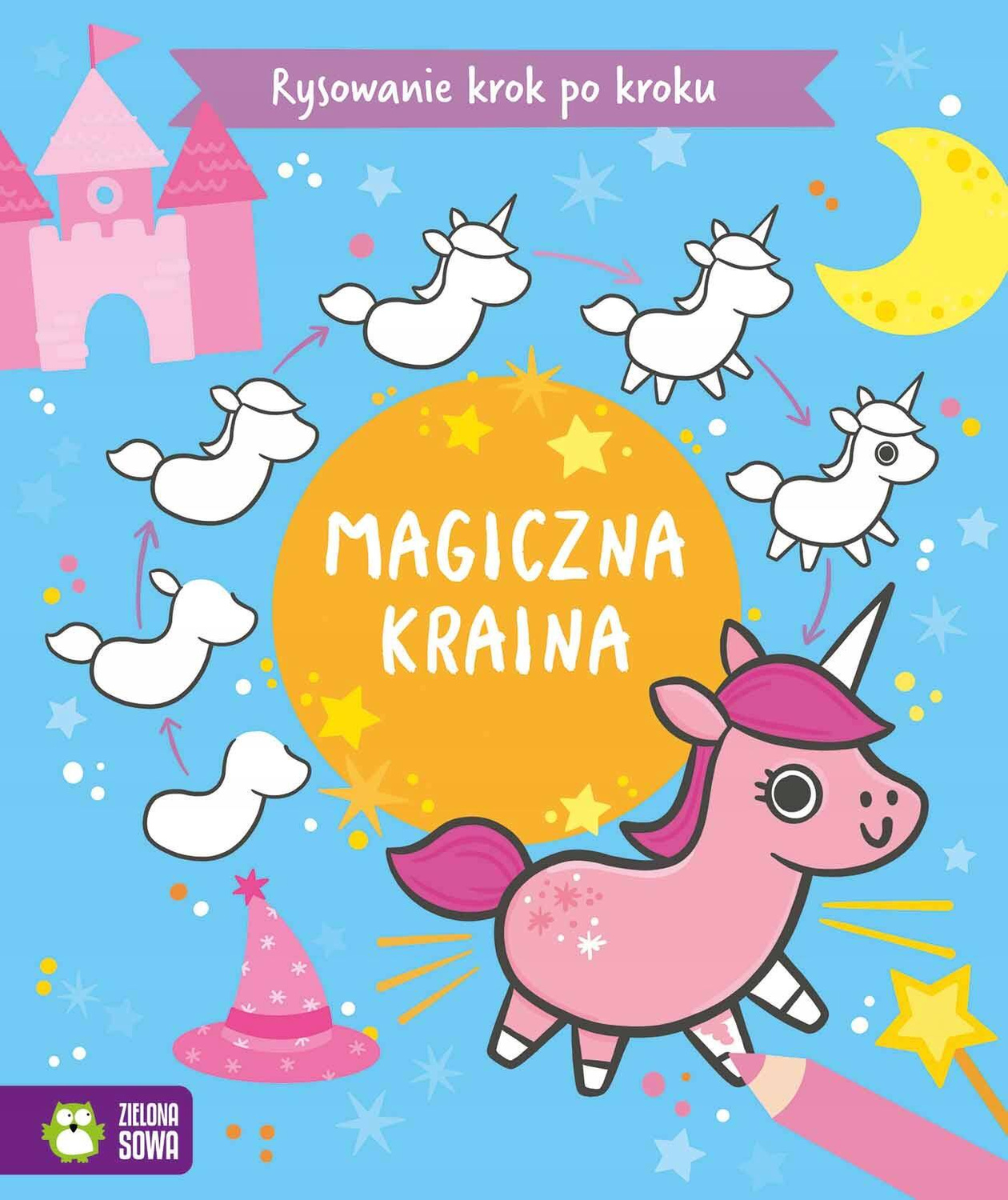 Rysowanie Krok Po Kroku Magiczna Kraina Zielona Sowa_1