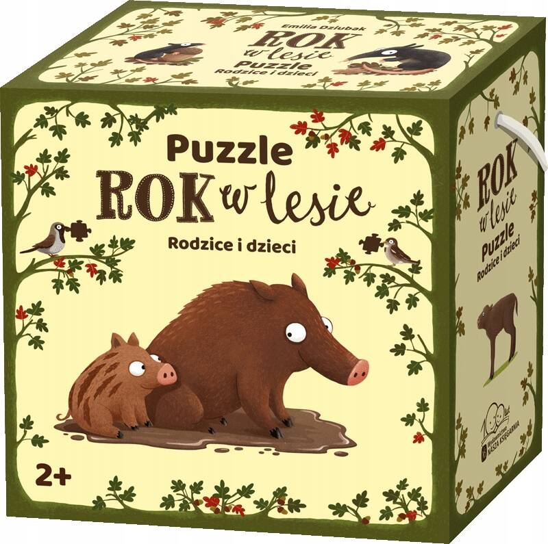 Rok W Lesie Puzzle Rodzice i Dzieci 20EL Układanka 2+ Nasza Księgarnia 7733_1